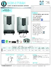 hoshizaki-dcm-271bah-ice-maker-dispenser-cube-style-specsheet-250813ull7im.pdf