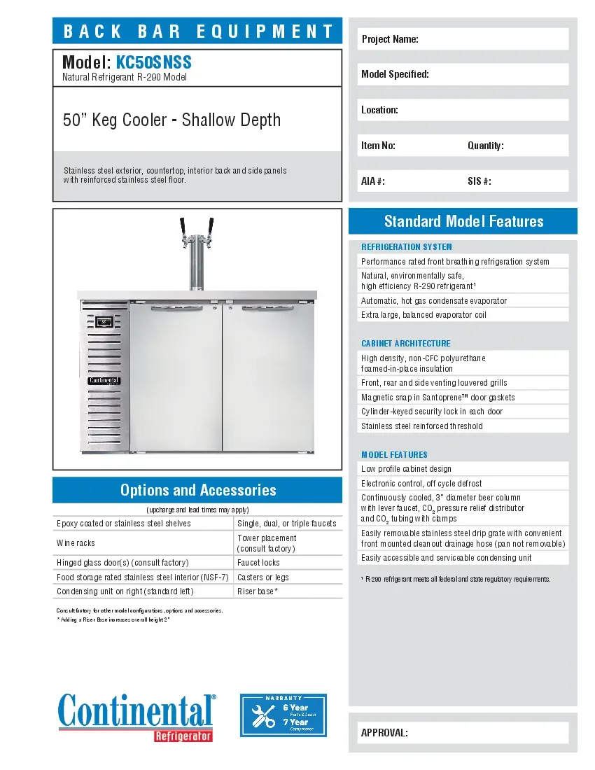 continental-refrigerator-kc50snss-draft-beer-cooler-50-w-specsheet-260719tga52g.pdf