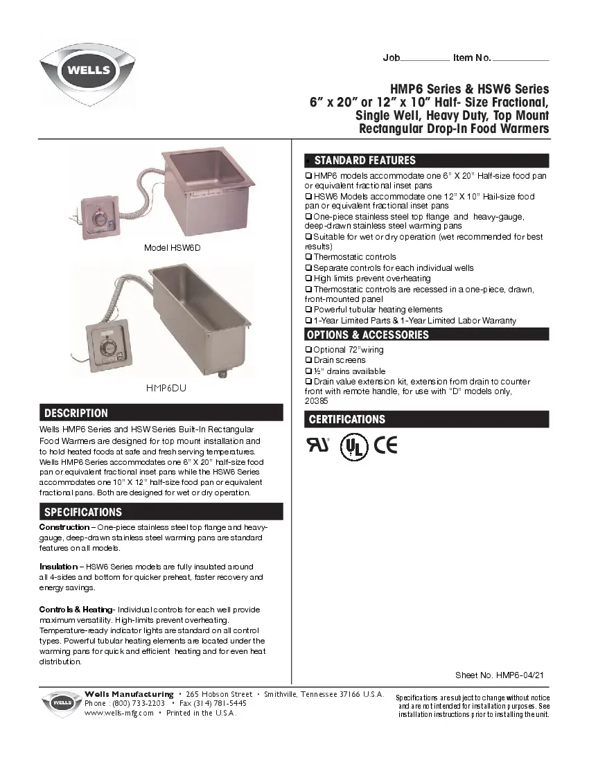 wells-hsw-6d-hot-food-well-unit-drop-in-electric-specsheet-2605100cdl3q.pdf