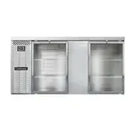 Continental Refrigerator , BB69NSSGD, Back Bar Cabinet, Refrigerated