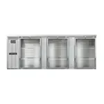 Continental Refrigerator , BB90NSSGD, Back Bar Cabinet, Refrigerated