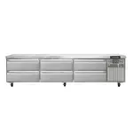 Continental Refrigerator , D108GN, Equipment Stand, Refrigerated Base
