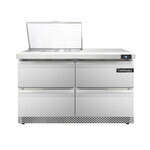Continental Refrigerator , D48N12M-FB-D, Refrigerated Counter, Mega Top Sandwich / Salad Unit