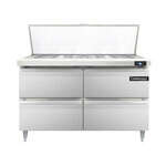 Continental Refrigerator , D48N18M-D, Refrigerated Counter, Mega Top Sandwich / Salad Unit