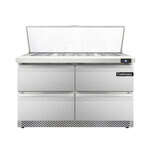 Continental Refrigerator , D48N18M-FB-D, Refrigerated Counter, Mega Top Sandwich / Salad Unit