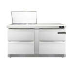 Continental Refrigerator , D60N12M-FB-D, Refrigerated Counter, Mega Top Sandwich / Salad Unit