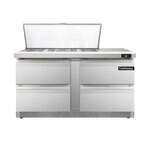 Continental Refrigerator , D60N18M-FB-D, Refrigerated Counter, Mega Top Sandwich / Salad Unit