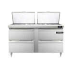 Continental Refrigerator , D60N24M-D, Refrigerated Counter, Mega Top Sandwich / Salad Unit