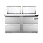 Continental Refrigerator , D60N24M-FB-D, Refrigerated Counter, Mega Top Sandwich / Salad Unit