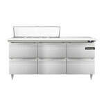 Continental Refrigerator , D72N12C-D, Refrigerated Counter, Sandwich / Salad Unit
