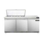 Continental Refrigerator , D72N18M-FB, Refrigerated Counter, Mega Top Sandwich / Salad Unit