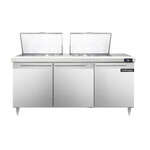 Continental Refrigerator , D72N24M, Refrigerated Counter, Mega Top Sandwich / Salad Unit