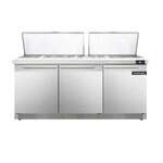 Continental Refrigerator , D72N27M-FB, Refrigerated Counter, Mega Top Sandwich / Salad Unit
