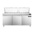 Continental Refrigerator , D72N27M, Refrigerated Counter, Mega Top Sandwich / Salad Unit