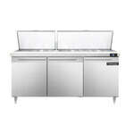 Continental Refrigerator , D72N30M, Refrigerated Counter, Mega Top Sandwich / Salad Unit