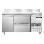 Continental Refrigerator , DFA60NSSBSD, Freezer Counter, Work Top