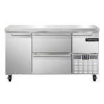 Continental Refrigerator , FA60N-D, Freezer Counter, Work Top