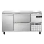 Continental Refrigerator , FA60N-D, Freezer Counter, Work Top