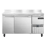 Continental Refrigerator , FA60NBS, Freezer Counter, Work Top