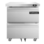 Continental Refrigerator , SW27N-U-D, Refrigerator, Undercounter, Reach-In