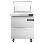 Continental Refrigerator , SW27N12M-D, Refrigerated Counter, Mega Top Sandwich / Salad Unit