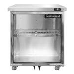Continental Refrigerator , SW27NGD-U, Refrigerator, Undercounter, Reach-In