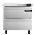 Continental Refrigerator , SW32N-D, Refrigerated Counter, Work Top