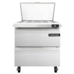 Continental Refrigerator , SW32N12M-D, Refrigerated Counter, Mega Top Sandwich / Salad Unit