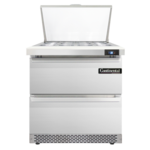 Continental Refrigerator , SW32N12M-FB-D, Refrigerated Counter, Mega Top Sandwich / Salad Unit
