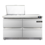 Continental Refrigerator , SW48N12M-FB-D, Refrigerated Counter, Mega Top Sandwich / Salad Unit