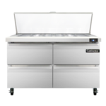 Continental Refrigerator , SW48N18M-D, Refrigerated Counter, Mega Top Sandwich / Salad Unit