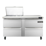 Continental Refrigerator , SW60N12M-D, Refrigerated Counter, Mega Top Sandwich / Salad Unit