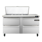 Continental Refrigerator , SW60N18M-D, Refrigerated Counter, Mega Top Sandwich / Salad Unit