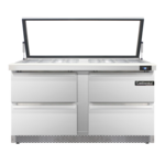 Continental Refrigerator , SW60N24M-HGL-FB-D, Refrigerated Counter, Mega Top Sandwich / Salad Unit