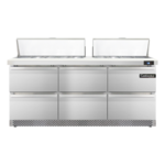 Continental Refrigerator , SW72N18-FB-D, Refrigerated Counter, Sandwich / Salad Unit