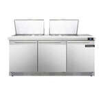 Continental Refrigerator , SW72N24M-FB, Refrigerated Counter, Mega Top Sandwich / Salad Unit