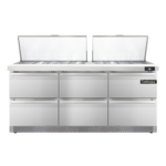Continental Refrigerator , SW72N27M-FB-D, Refrigerated Counter, Mega Top Sandwich / Salad Unit