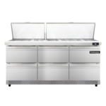 Continental Refrigerator , SW72N30M-FB-D, Refrigerated Counter, Mega Top Sandwich / Salad Unit