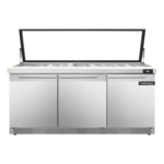 Continental Refrigerator , SW72N30M-HGL-FB, Refrigerated Counter, Mega Top Sandwich / Salad Unit