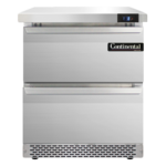 Continental Refrigerator , SWF27N-FB-D, Freezer Counter, Work Top