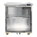 Continental Refrigerator , SWF27NGD-U, Freezer, Undercounter, Reach-In