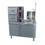 Crown Steam , ECX-10-6_36KW_208V_3PH, Electric Boiler Convection Steamer