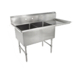 John Boos , 2B16204-1D18R, Sink, (2) Two Compartment