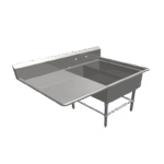 John Boos , 2PB1431-1D24L, Sink, (2) Two Compartment