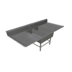 John Boos , 2PB1431-2D24, Sink, (2) Two Compartment