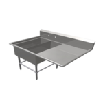 John Boos , 2PB14314-1D18R, Sink, (2) Two Compartment