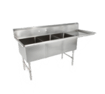 John Boos , 3B184-1D18R, Sink, (3) Three Compartment