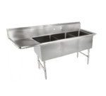John Boos , 3B244-1D24L, Sink, (3) Three Compartment
