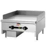 Wells 5G-HDG3630G_LP, Griddle, Gas, Countertop
